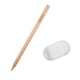 Crayon de papier avec prénom gravé + gomme taille-crayon - Ma